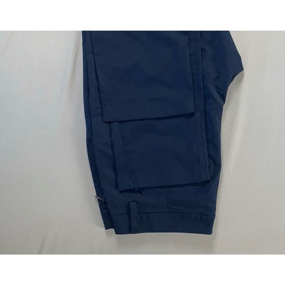 Untuckit 'Chancellor' Flat Front Performance Tech Pants. Navy Blue, Men's 32X30. - Picture 5 of 9